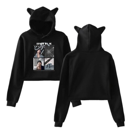 Jungkook Cropped Hoodie #4